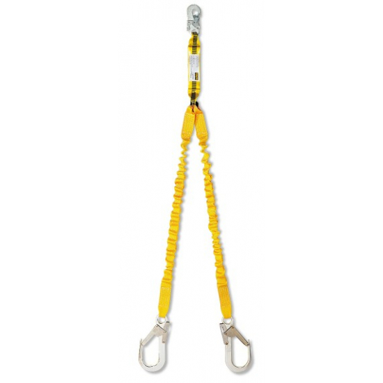 CINTA ELASTICA STEEL FLEX CON ABSORVEDOR Y MOSQUETONES 1888-AEGY