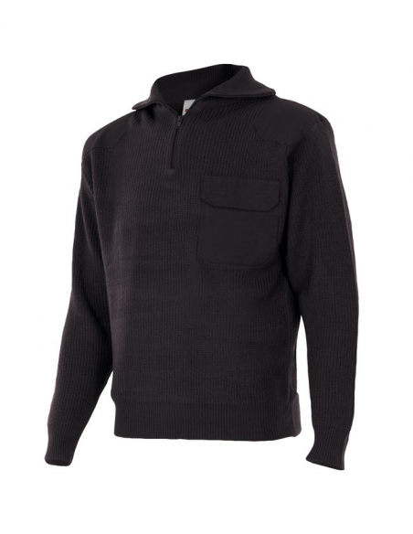 JERSEY CON REFUERZOS MEDIA CREMALLERA MOD 101