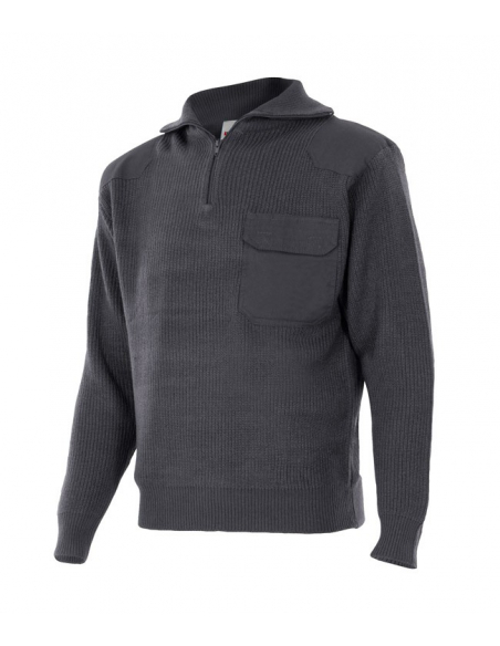 JERSEY CON REFUERZOS MEDIA CREMALLERA MOD 101