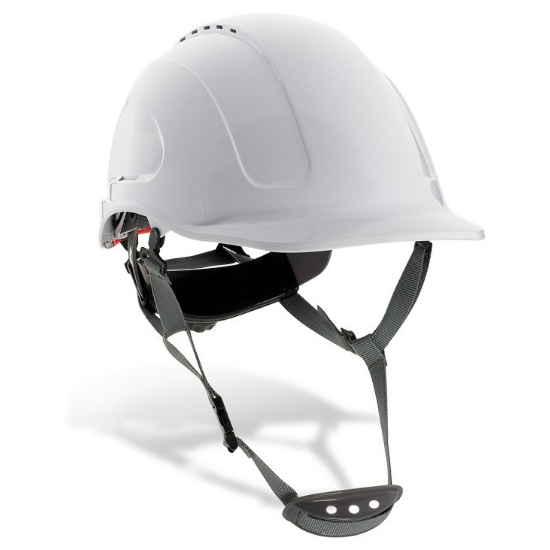 CASCO DE PROTECCIÓN ABS CIERRE RULETA ARNÉS TEXTIL 6 PUNTOS Y BARBIQUEJO MODELO MOUNTAIN 2088-CMV 2