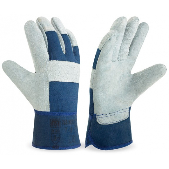 GUANTE MIXTO DE SERRAJE VACUNO 1ª MANGUITO RIGIDO