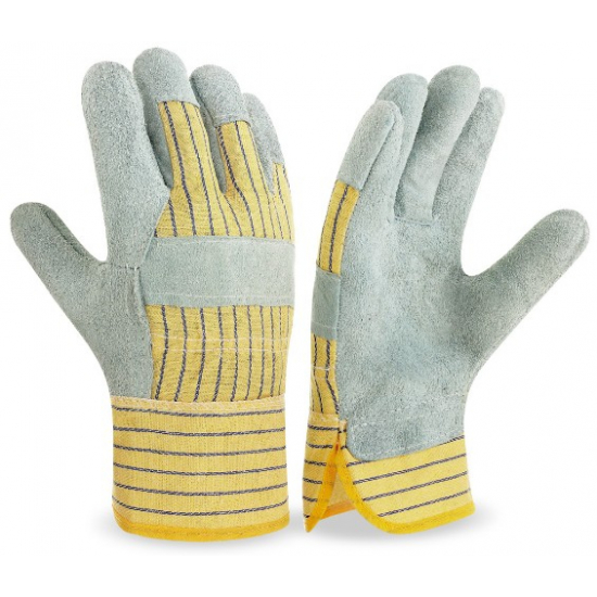 GUANTE MIXTO DE SERRAJE VACUNO GROSOR INTERMEDIO