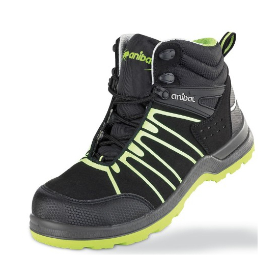 Bota Microfibra en S1P "Metal Free" suela Ultralight de Poliuretano doble densidad SRC. mod Atlanta