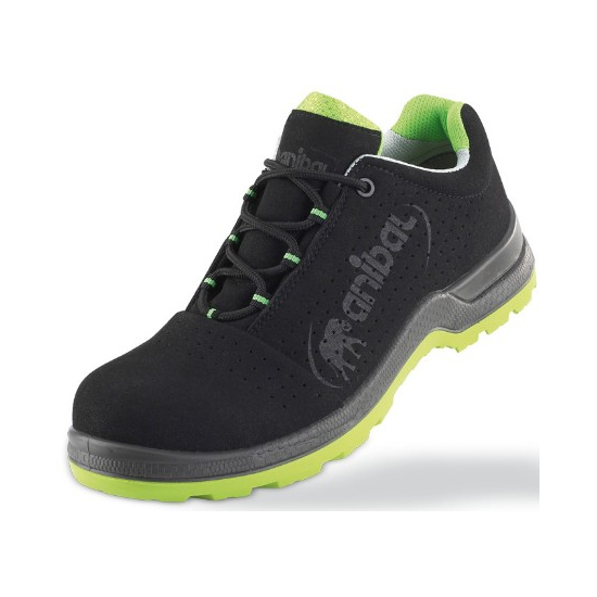 Zapato perforado Microfibra en S1P "Metal Free" suela Ultralight de Poliuretano doble densidad SRC. Mod Aquiles