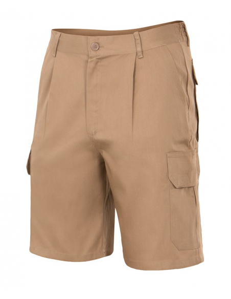 BERMUDA MULTIBOLSILLOS CON PINZAS MOD 344