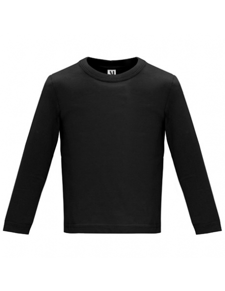 CAMISETA DE ALGODON NIÑO MANGA LARGA