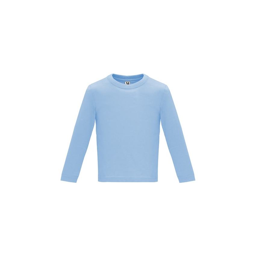 CAMISETA DE ALGODON NIÑO MANGA LARGA
