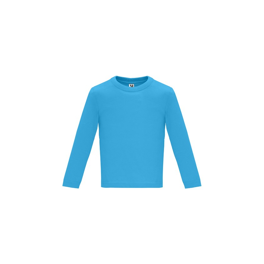 CAMISETA DE ALGODON NIÑO MANGA LARGA