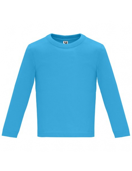 CAMISETA DE ALGODON NIÑO MANGA LARGA