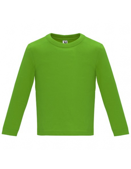 CAMISETA DE ALGODON NIÑO MANGA LARGA