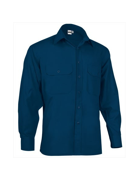 CAMISA HOMBRE MANGA LARGA MULTIBOLSILLOS MOD ACADEMY