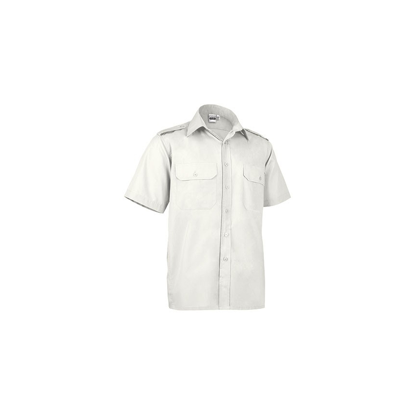 CAMISA MANGA CORTA CON GALONERAS MOD VIGILANT