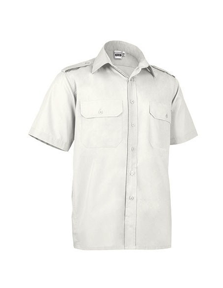 CAMISA MANGA CORTA CON GALONERAS MOD VIGILANT