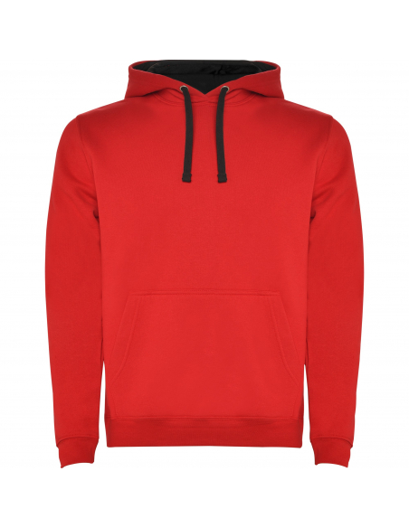 SUDADERA CON CAPUCHA BICOLOR MOD URBAN