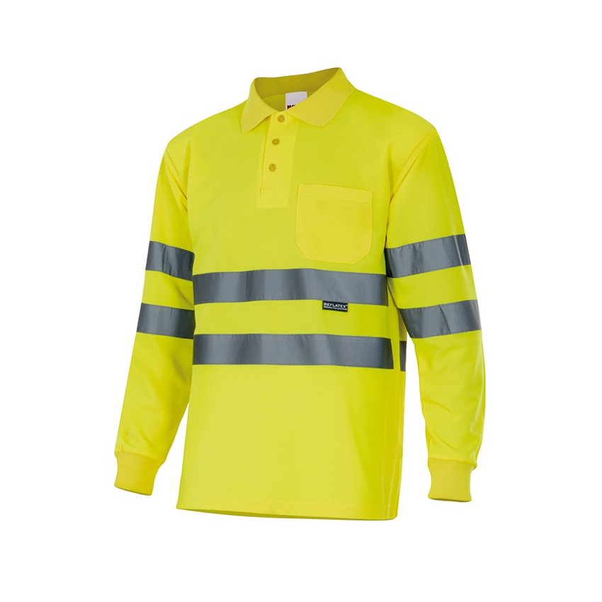 POLO ALTA VISIBILIDAD MANGA LARGA MOD 174