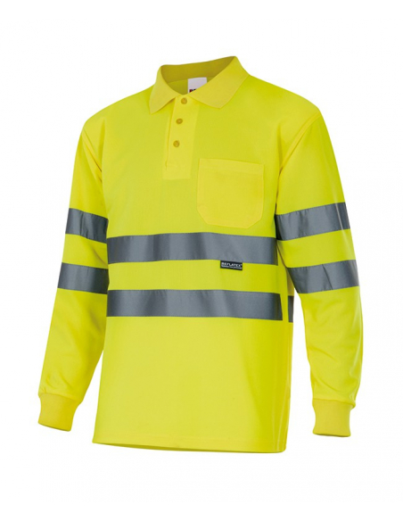 POLO ALTA VISIBILIDAD MANGA LARGA MOD 174