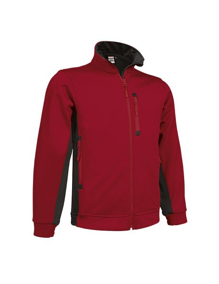 CHAQUETA SOFTSHELL TRANSPIRABLE MODELO PEAK