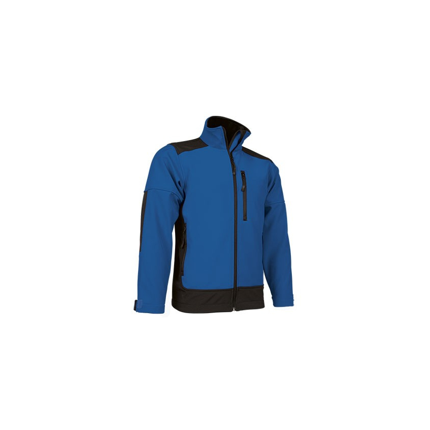CHAQUETA SOFTSHELL A CONTRASTE MODELO SAPONI