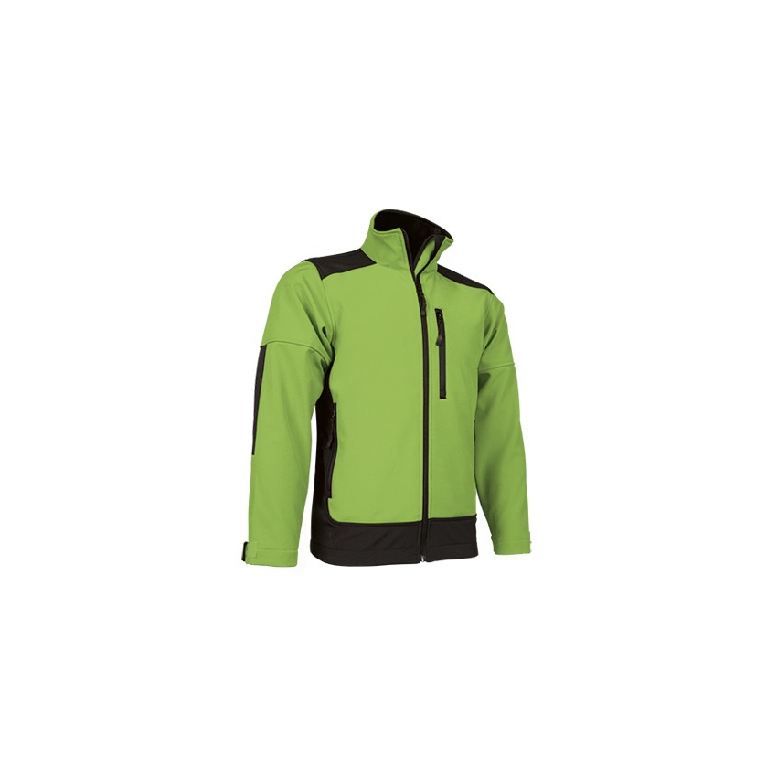 CHAQUETA SOFTSHELL A CONTRASTE MODELO SAPONI