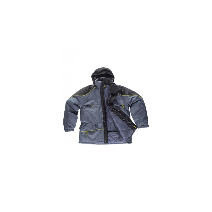 PARKA COMBINADA CON VIVOS REFLECTANTES WF5858