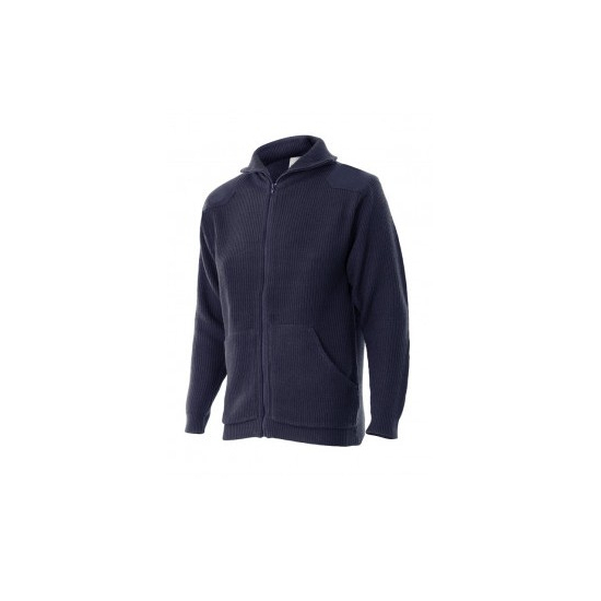 CHAQUETA PUNTO GRUESO CUELLO ALTO MOD 102 2