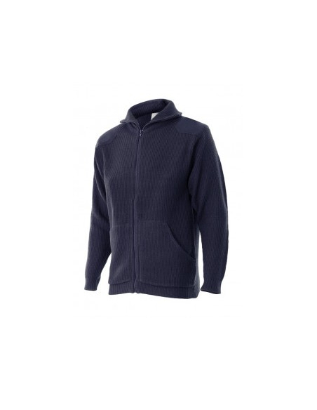 CHAQUETA PUNTO GRUESO CUELLO ALTO MOD 102