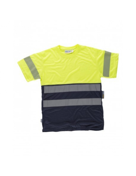 CAMISETA TÉCNICA BICOLOR ALTA VISIBILIDAD MOD C6040