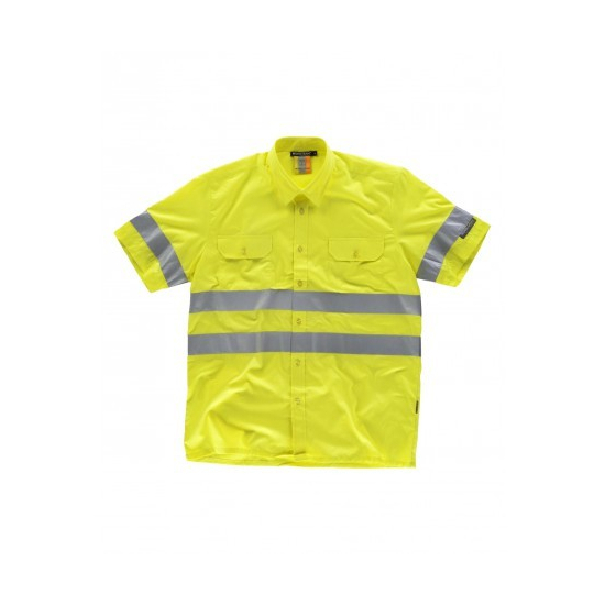 CAMISA ALTA VISIBILIDAD MANGA CORTA BICOLOR MOD C3810 2