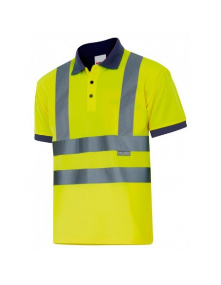 POLO ALTA VISIBILIDAD BICOLOR MANGA CORTA MOD 305502
