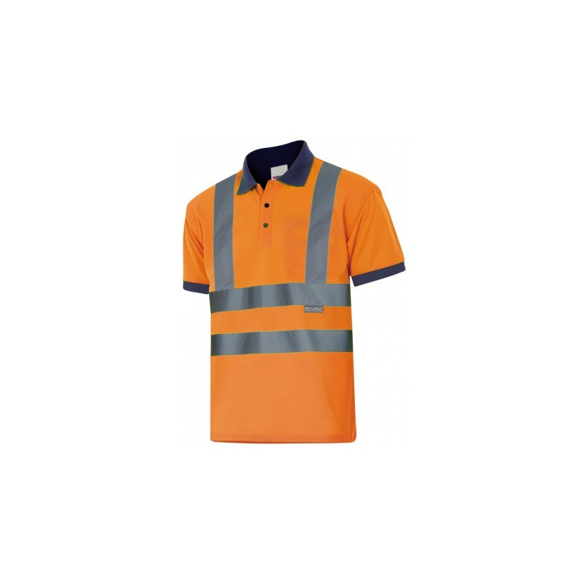 POLO ALTA VISIBILIDAD BICOLOR MANGA CORTA MOD 305502