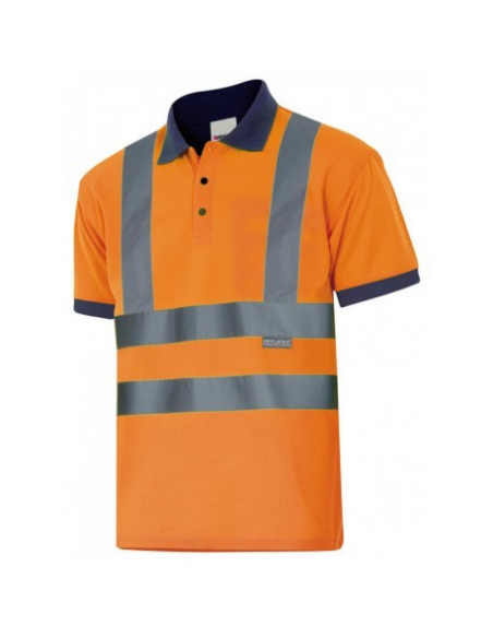 POLO ALTA VISIBILIDAD BICOLOR MANGA CORTA MOD 305502
