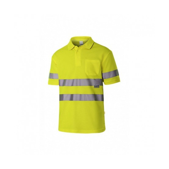 POLO ALTA VISIBILIDAD ALGODÓN MANGA CORTA MOD 305512 2