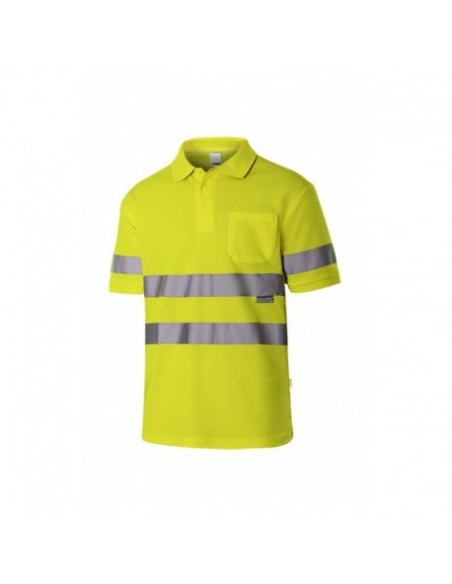 POLO ALTA VISIBILIDAD ALGODÓN MANGA CORTA MOD 305512