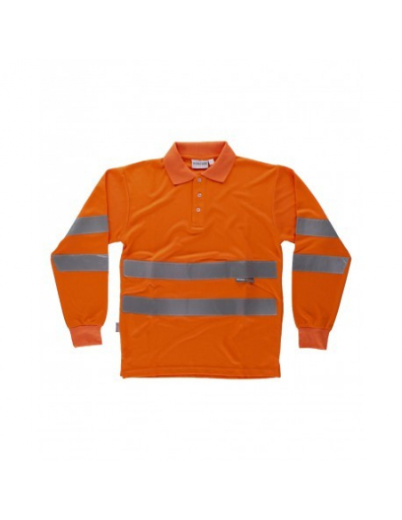 POLO ALTA VISIBILIDAD MANGA LARGA OJO DE PERDIZ MOD C3833