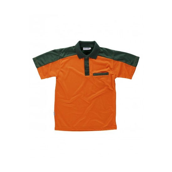 POLO BICOLOR EN POLIESTER MANGA CORTA MOD C2805 2