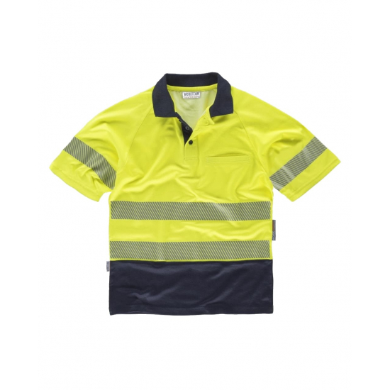 POLO ALTA VISIBILIDAD BICOLOR MANGA CORTA MOD C3895