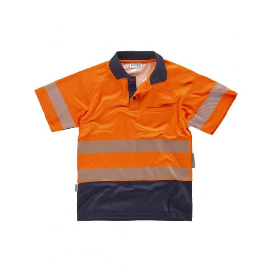 POLO ALTA VISIBILIDAD BICOLOR MANGA CORTA MOD C3895 2