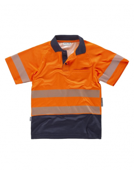 POLO ALTA VISIBILIDAD BICOLOR MANGA CORTA MOD C3895
