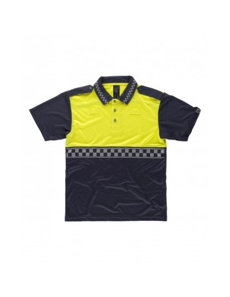 POLO ALTA VISIBILIDAD BICOLOR MICROPIQUE MANGA CORTA MOD C3855