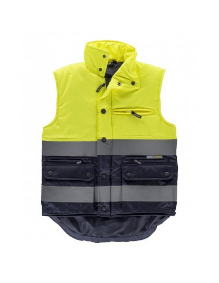 CHALECO ALTA VISIBILIDAD COMBINADO TEJIDO OXFORD MOD S4035
