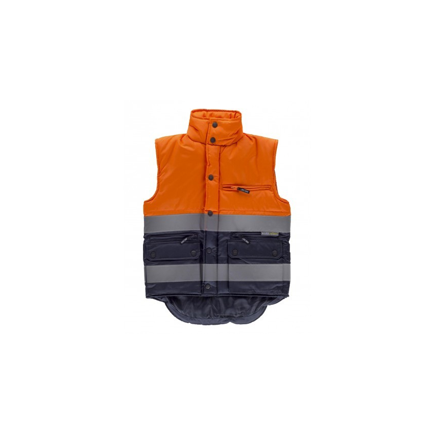 CHALECO ALTA VISIBILIDAD COMBINADO TEJIDO OXFORD MOD S4035
