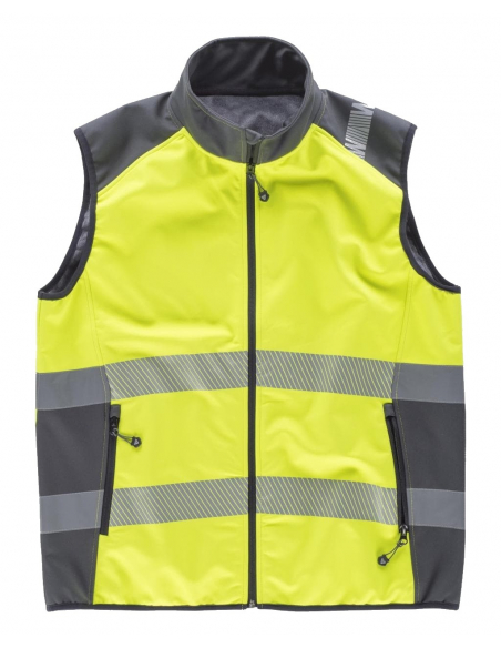 CHALECO ALTA VISIBILIDAD WORKSHELL COMBINADO MOD S9231