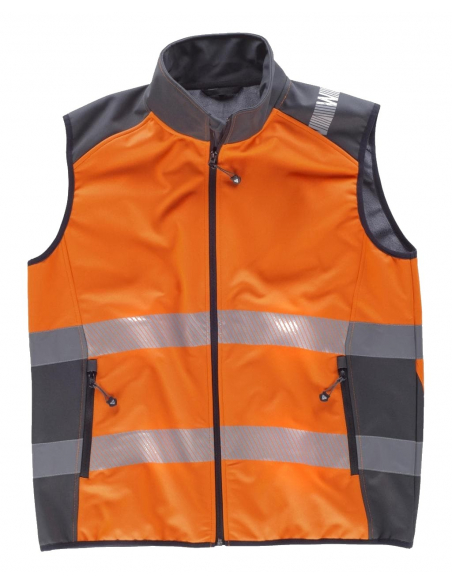 CHALECO ALTA VISIBILIDAD WORKSHELL COMBINADO MOD S9231
