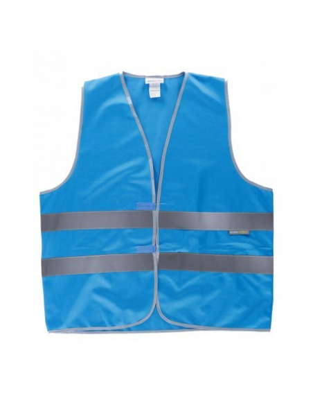 CHALECO ALTA VISIBILIDAD VARIOS COLORES MOD HVTT03
