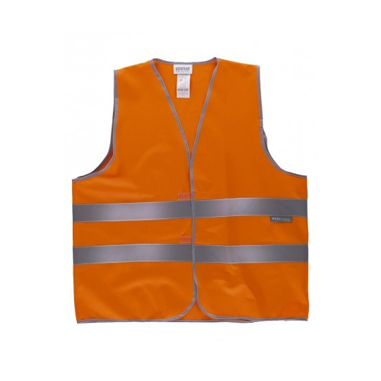 CHALECO ALTA VISIBILIDAD CON CINTAS REFLECTANTES MOD HVTT01 2