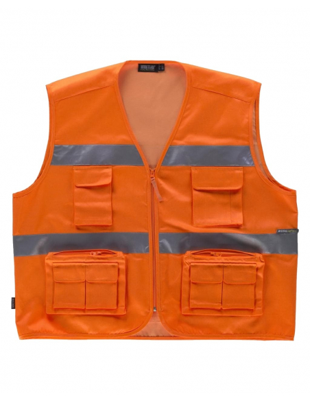 CHALECO ALTA VISIBILIDAD MULTIBOLSILLOS MOD C3647