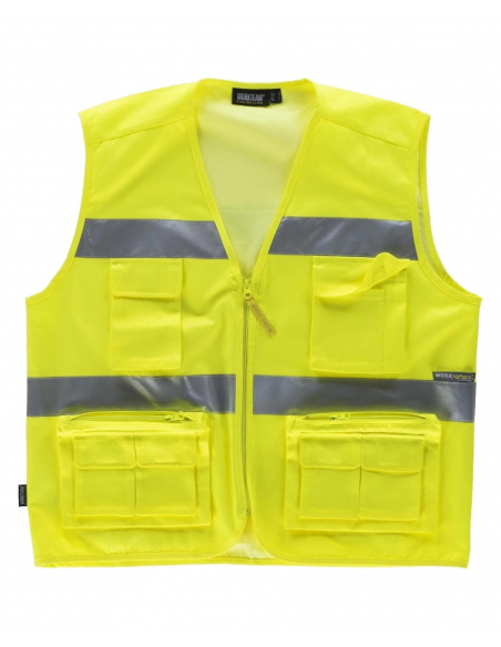 CHALECO ALTA VISIBILIDAD MULTIBOLSILLOS MOD C3647