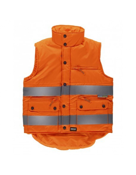 CHALECO ALTA VISIBILIDAD ACOLCHADO TEJIDO OXFORD MOD C3209
