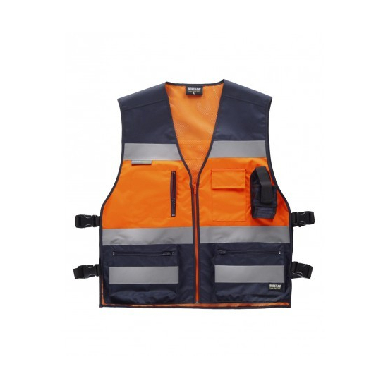 CHALECO ALTA VISIBILIDAD COMBINADO TEJIDO OXFORD MOD C3602