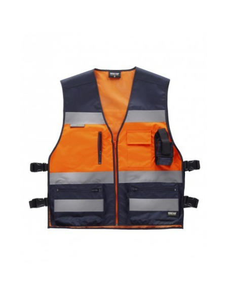 CHALECO ALTA VISIBILIDAD COMBINADO TEJIDO OXFORD MOD C3602
